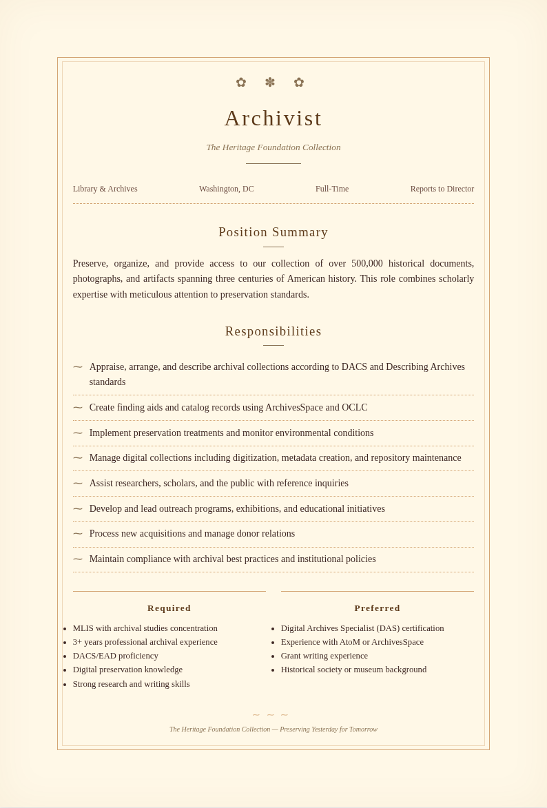 Paper texture vintage job description